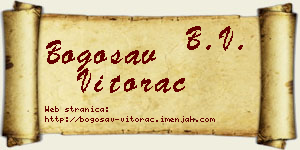 Bogosav Vitorac vizit kartica